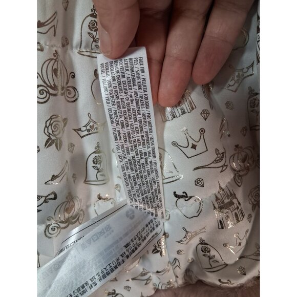 Disney Princess Faux Fur Winter Coat Pink Fancy Girls Size 3 - Picture 7 of 7